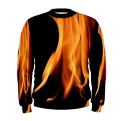 Fire Flame Pillar Of Fire Heat Men s Sweatshirt by Nexatart