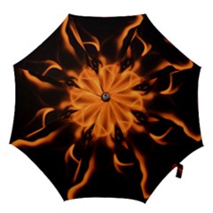 Fire Flame Heat Burn Hot Hook Handle Umbrellas (large) by Nexatart