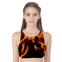 Fire Flame Heat Burn Hot Tank Bikini Top by Nexatart