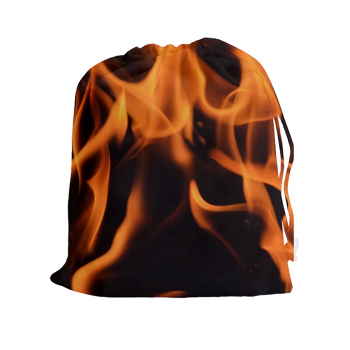 Fire Flame Heat Burn Hot Drawstring Pouches (XXL)