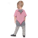 Heart Stripes Symbol Striped Kids Raglan Tee View2