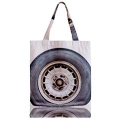 Flat Tire Vehicle Wear Street Zipper Classic Tote Bag by Nexatart