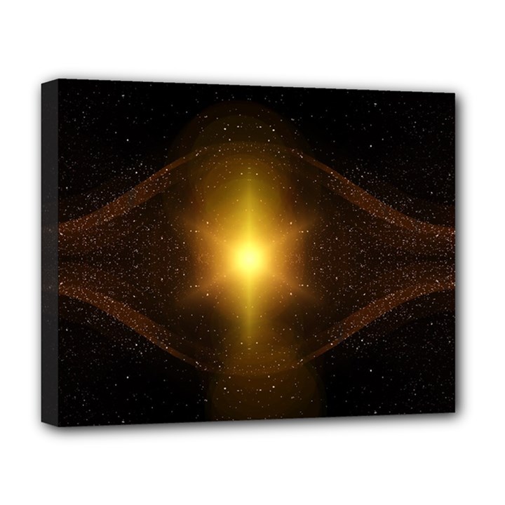 Background Christmas Star Advent Deluxe Canvas 20  x 16  