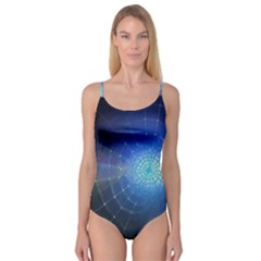 Network Cobweb Networking Bill Camisole Leotard  by Nexatart