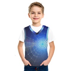 Network Cobweb Networking Bill Kids  Sportswear by Nexatart