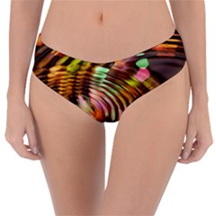 Wave Rings Circle Abstract Reversible Classic Bikini Bottoms by Nexatart