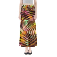 Wave Rings Circle Abstract Maxi Skirts by Nexatart