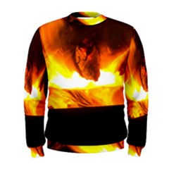 Fire Rays Mystical Burn Atmosphere Men s Sweatshirt by Nexatart