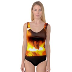 Fire Rays Mystical Burn Atmosphere Princess Tank Leotard  by Nexatart