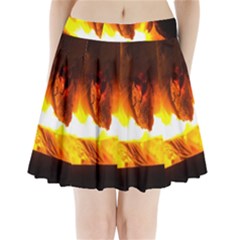 Fire Rays Mystical Burn Atmosphere Pleated Mini Skirt by Nexatart