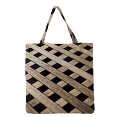 Texture Wood Flooring Brown Macro Grocery Tote Bag by Nexatart