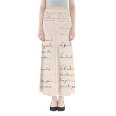 German French Lecture Writing Maxi Skirts by Nexatart