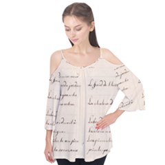 German French Lecture Writing Flutter Tees