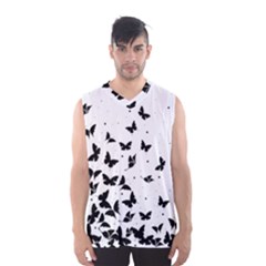 Butterfly Pattern Men s Basketball Tank Top by Valentinaart