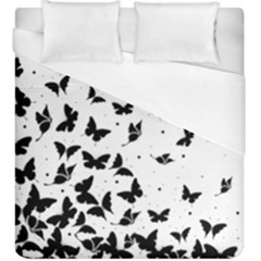 Butterfly Pattern Duvet Cover (king Size) by Valentinaart