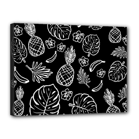 Tropical Pattern Canvas 16  X 12  by Valentinaart