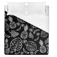 Tropical Pattern Duvet Cover (queen Size) by Valentinaart