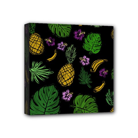 Tropical Pattern Mini Canvas 4  X 4  by Valentinaart