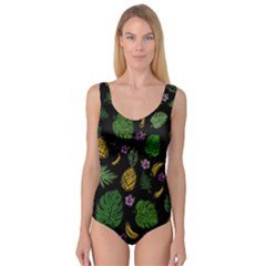 Tropical Pattern Princess Tank Leotard  by Valentinaart