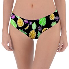 Tropical Pattern Reversible Classic Bikini Bottoms by Valentinaart