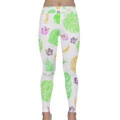 Tropical Pattern Classic Yoga Leggings by Valentinaart