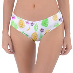 Tropical Pattern Reversible Classic Bikini Bottoms by Valentinaart