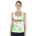 Tropical pattern Racer Back Sports Top View1