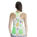 Tropical pattern Racer Back Sports Top View2