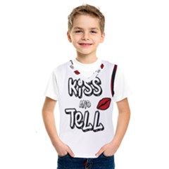 Kiss And Tell Kids  Sportswear by Valentinaart