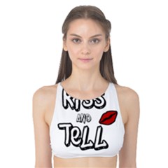 Kiss And Tell Tank Bikini Top by Valentinaart