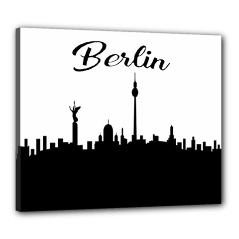 Berlin Canvas 24  X 20  by Valentinaart