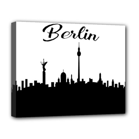 Berlin Deluxe Canvas 20  X 16   by Valentinaart