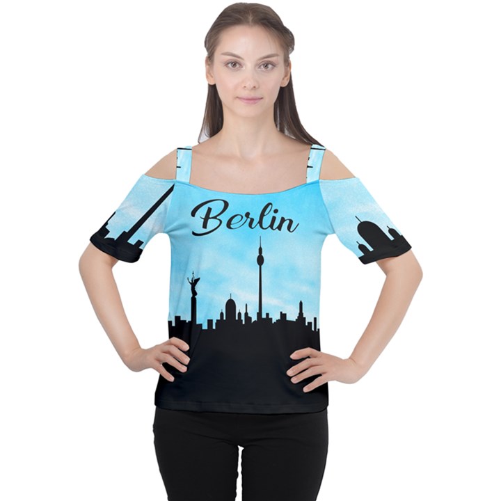 Berlin Women s Cutout Shoulder Tee