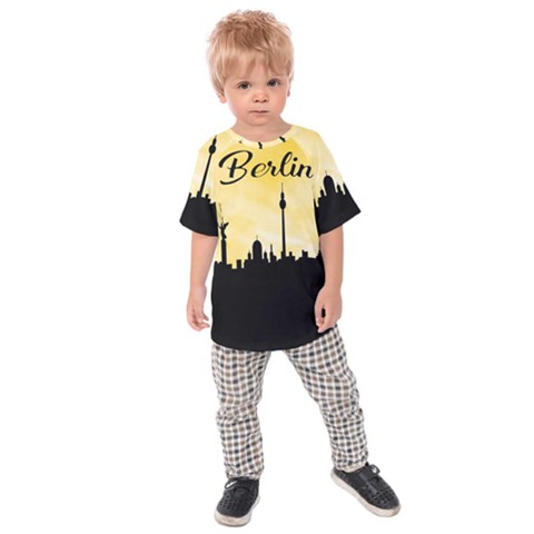 Berlin Kids Raglan Tee by Valentinaart