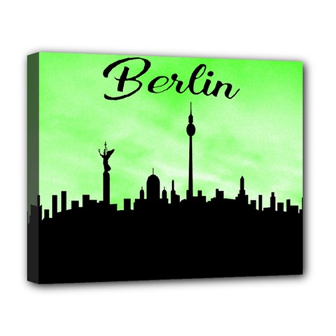 Berlin Deluxe Canvas 20  X 16   by Valentinaart