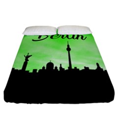 Berlin Fitted Sheet (california King Size) by Valentinaart