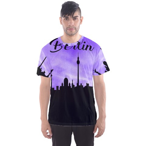 Berlin Men s Sports Mesh Tee by Valentinaart