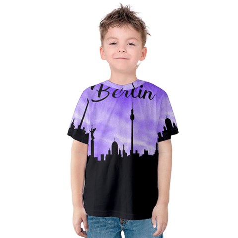 Berlin Kids  Cotton Tee by Valentinaart