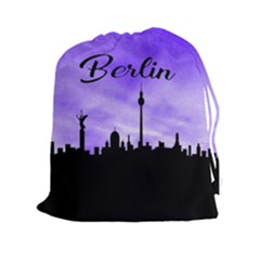 Berlin Drawstring Pouches (xxl) by Valentinaart