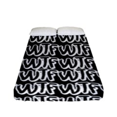 Wtf Fitted Sheet (full/ Double Size) by Valentinaart