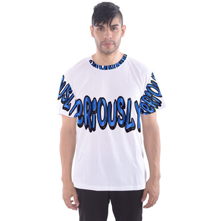 Seriously Men s Sports Mesh Tee