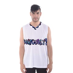 Seriously Men s Basketball Tank Top by Valentinaart