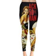 Attack Of The 50 Ft Woman Leggings  by Valentinaart