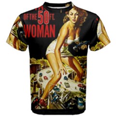 Attack Of The 50 Ft Woman Men s Cotton Tee by Valentinaart