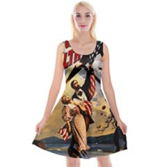 The War Of Wealth Reversible Velvet Sleeveless Dress by Valentinaart