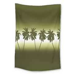 Tropical Sunset Large Tapestry by Valentinaart