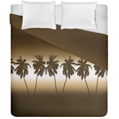 Tropical Sunset Duvet Cover Double Side (california King Size) by Valentinaart