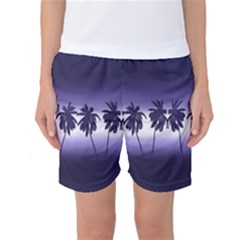 Tropical Sunset Women s Basketball Shorts by Valentinaart