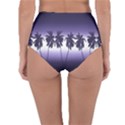 Tropical sunset Reversible High-Waist Bikini Bottoms View4