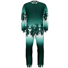 Tropical Sunset Onepiece Jumpsuit (men)  by Valentinaart